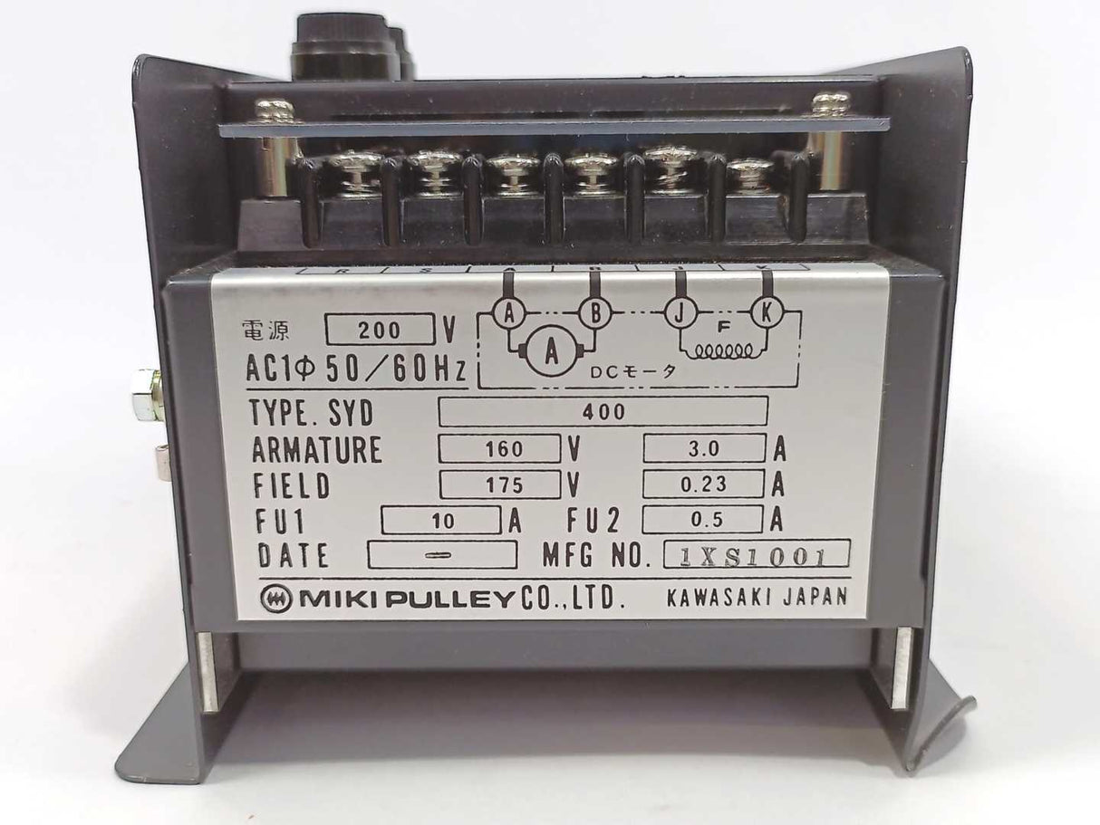 MIKI PULLEY SYD-400-P Control Power Unit SYD-P