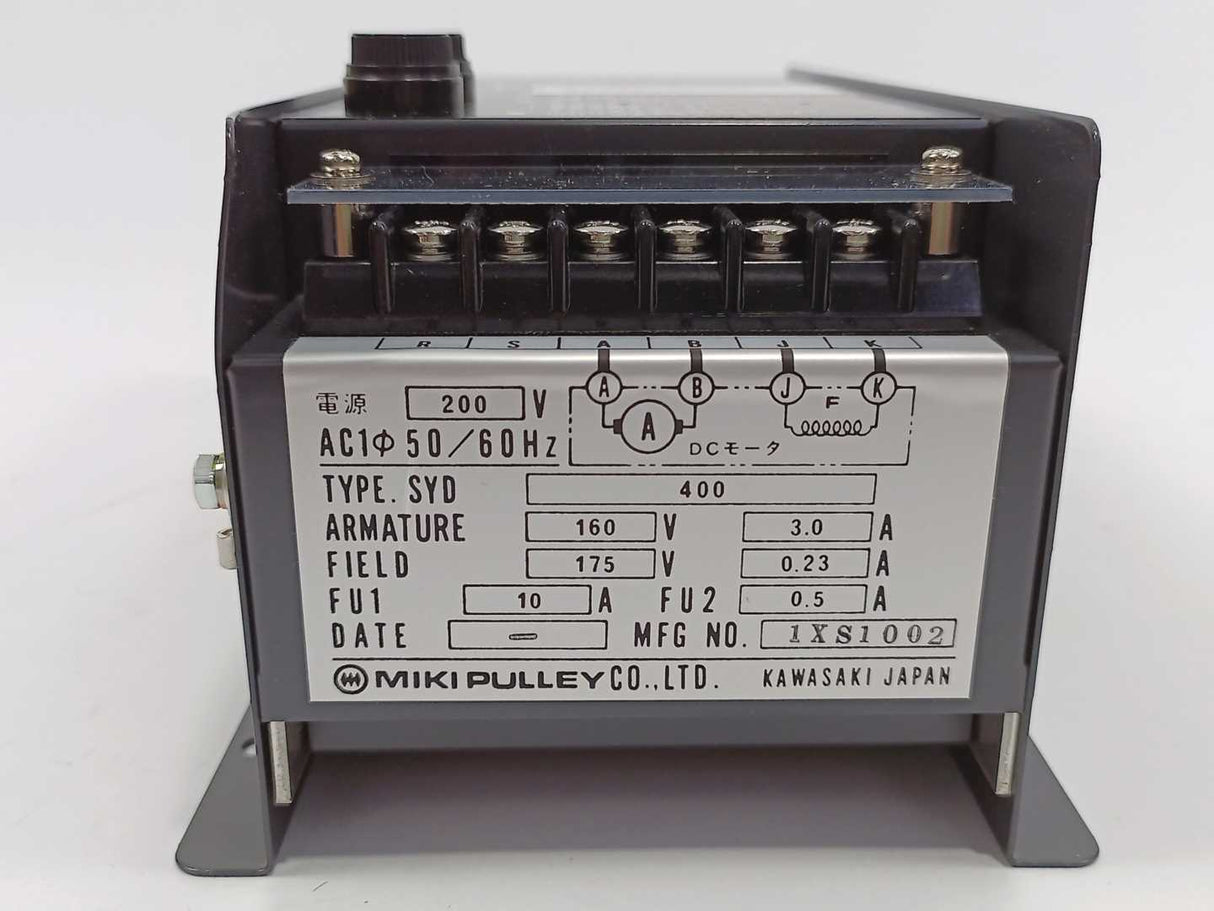 MIKI PULLEY SYD-400-P Control Power Unit SYD-P