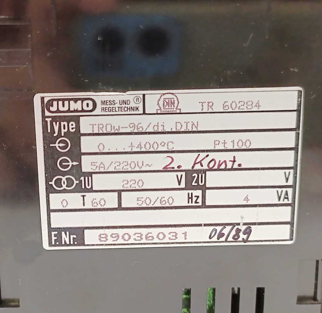 Jumo TROw-96/di Temperature Controller