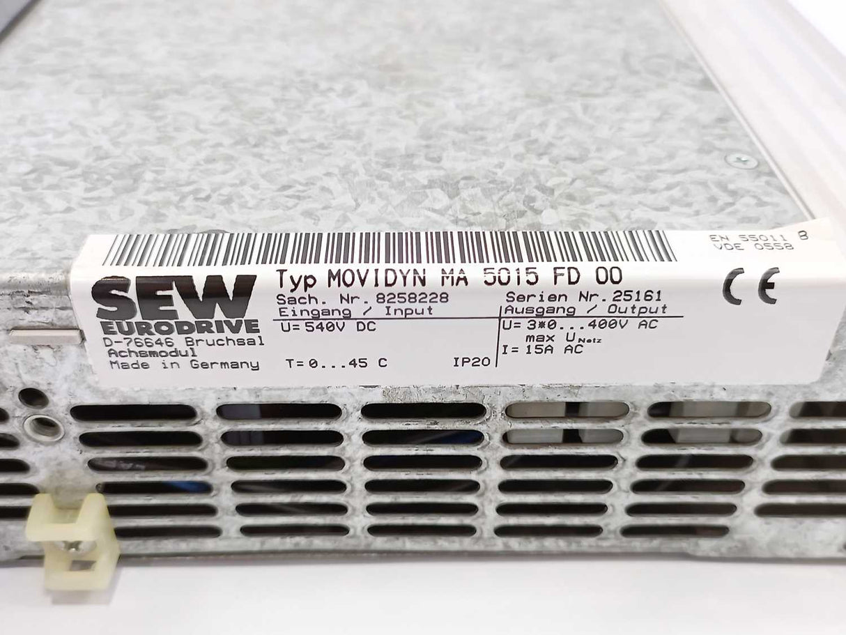 SEW-EURODRIVE  MA5015FD00 MOVIDYN 8258228 15A Servo Controller