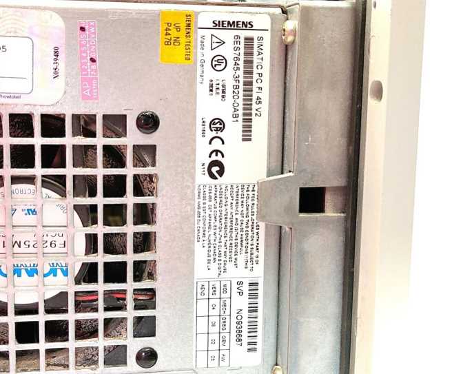 Siemens 6ES7645-3FB20-0AB1 SIMATIC PC FI45 V2