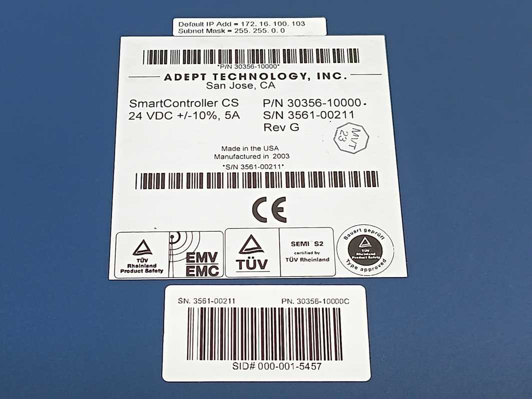 Adept 30356-10000 Smart Controller CS