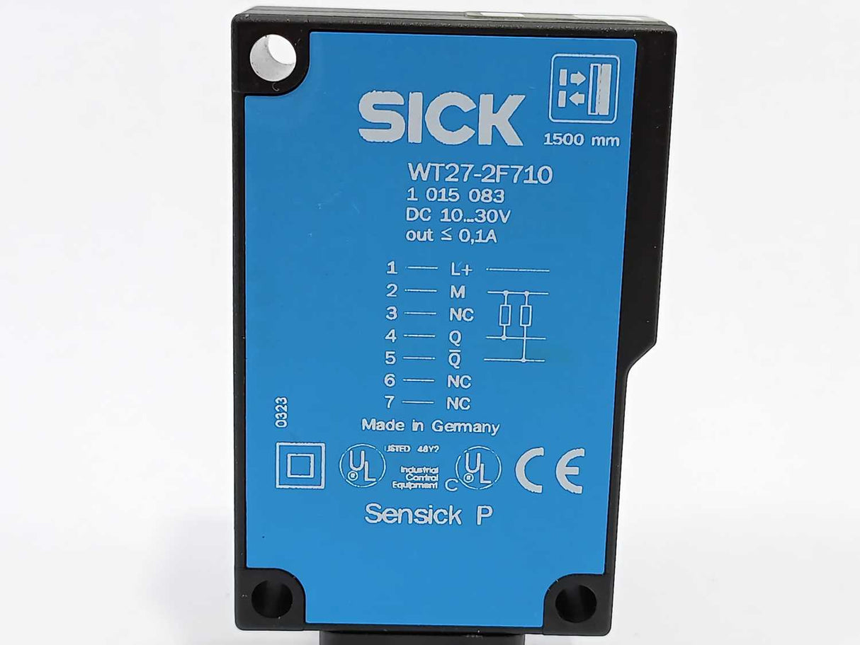 SICK 1015083 WT27-2F710 Photoelectric proximity sensor