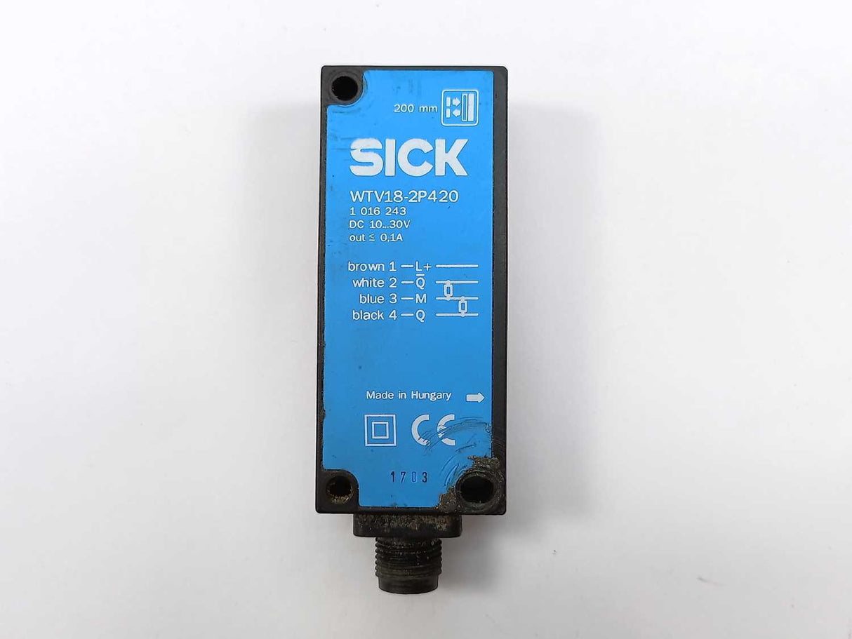 SICK 1016243 WTV18-2P420 Small Photoelectric Sensor