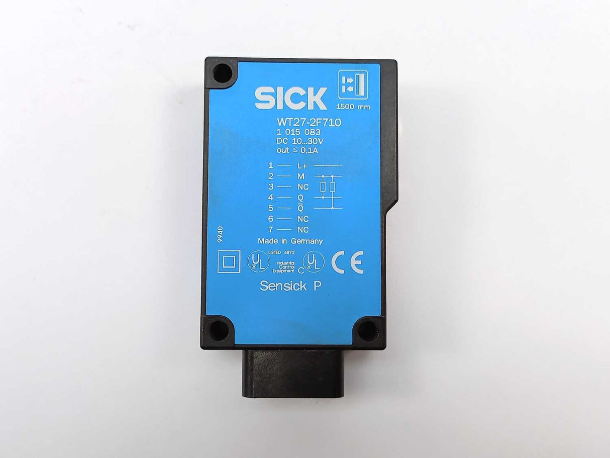 SICK 1015083 WT27-2F710 Photoelectric proximity sensor