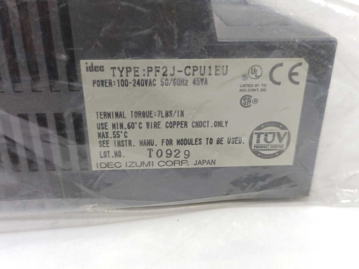 IDEC Corporation PF2J-CPU1EU FA-2Junior CPU UNIT