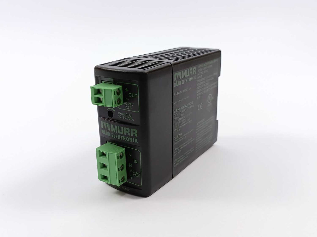 MURR Elektronik 85162 MCS-B 2,5 110-240VAC/24VDC Power Supply 1-Phase 2.5A