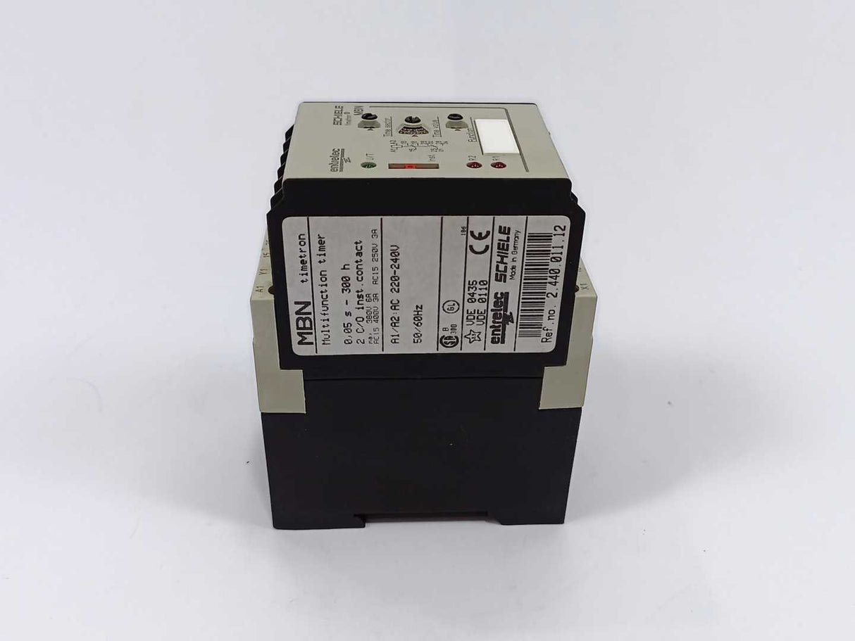 Entrelec Schiele 2.440.011.12 MBN Timetron switching time 0.05-300h 220-240V