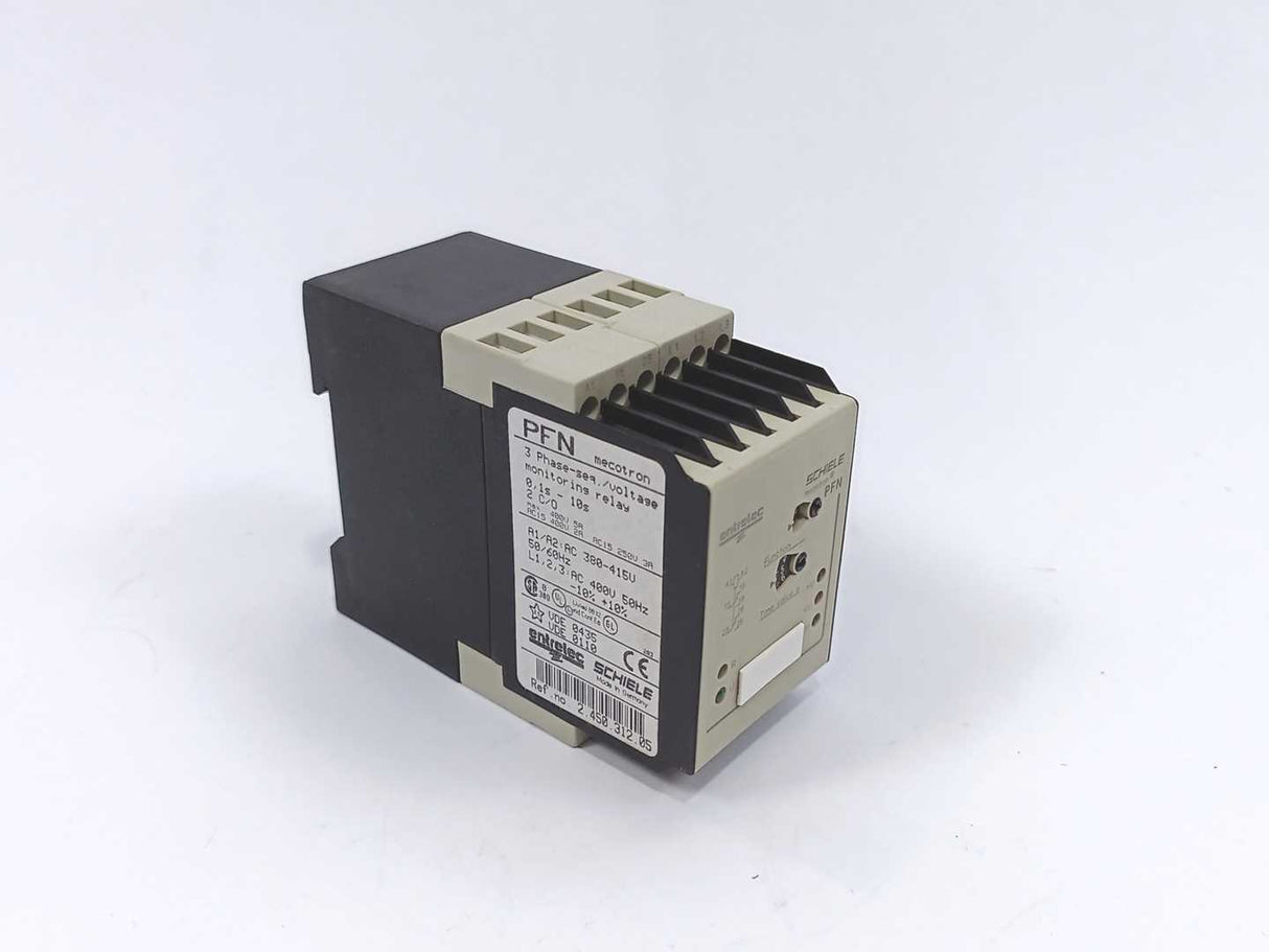 Entrelec Schiele 2.450.312.05 3 Phase-seq/Voltage Monitoring Relay
