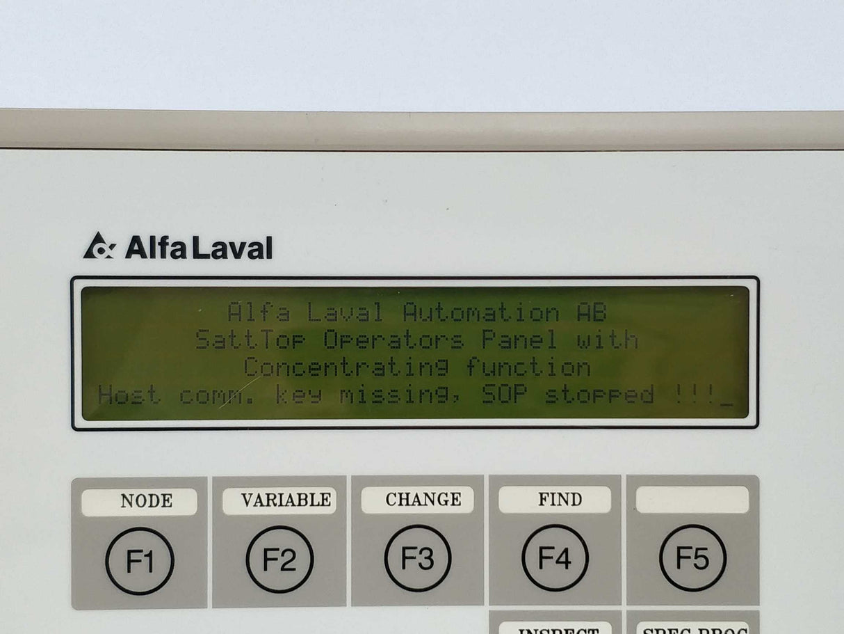 Alfa Laval 492595903 SattTop OP ver:1