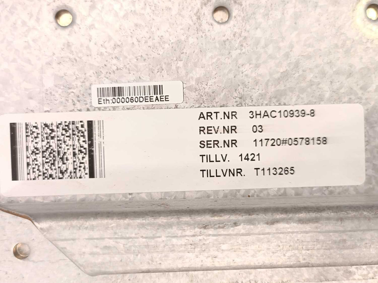 ABB 3HAC10939-8 Robot Main CPU w/ Värmeväxlarenhet Cooler