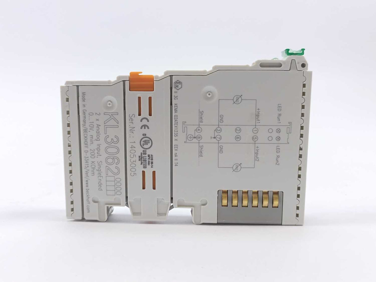 Beckhoff KL3062 2x Analog Input, SingleEnded