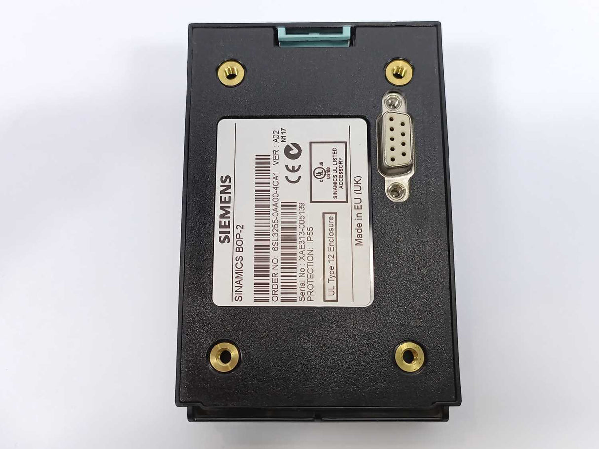Siemens 6SL3255-0AA00-4CA1 Sinamics Basic Operator Panel (BOP-2)