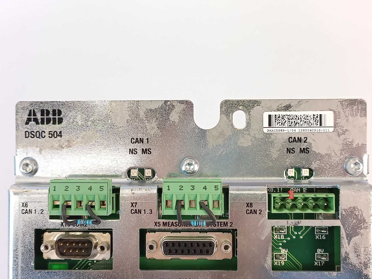 ABB DSQC 504 Connection Panel Module 3HAC 4158-1/04