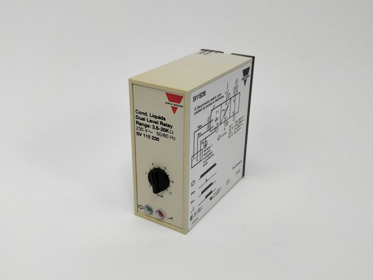 Carlo Gavazzi SV115230 Cond. liquids dual level relay
