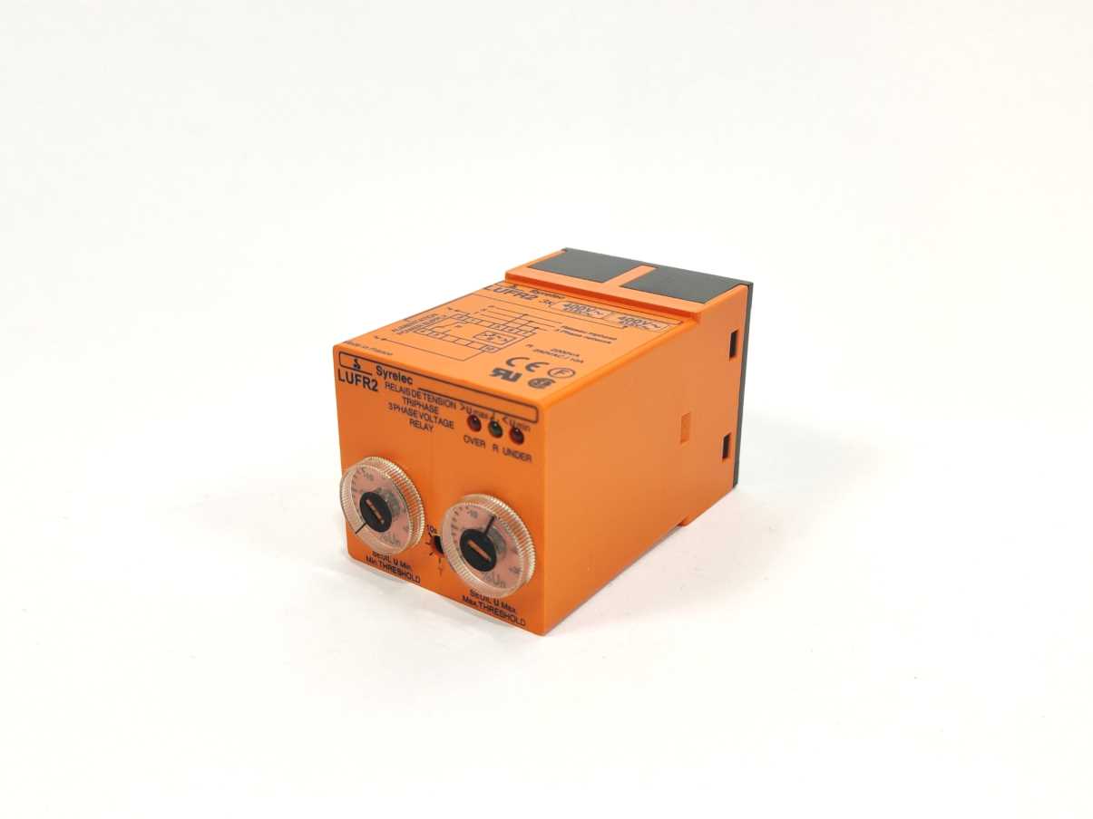 Syrelec LUFR2 3 Phase Voltage Relay 3x400V 415V