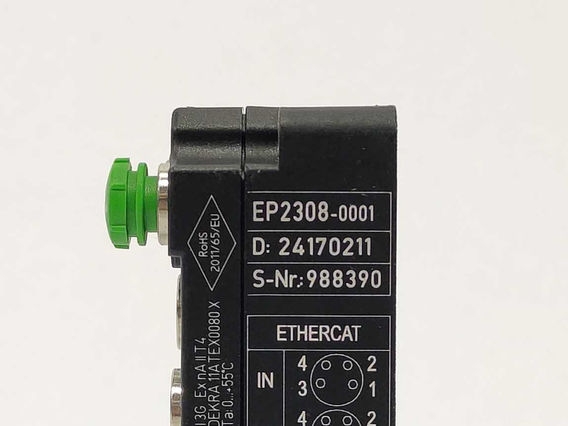 Beckhoff EP2308-0001 EtherCAT Box 4 inputs + 4 outputs