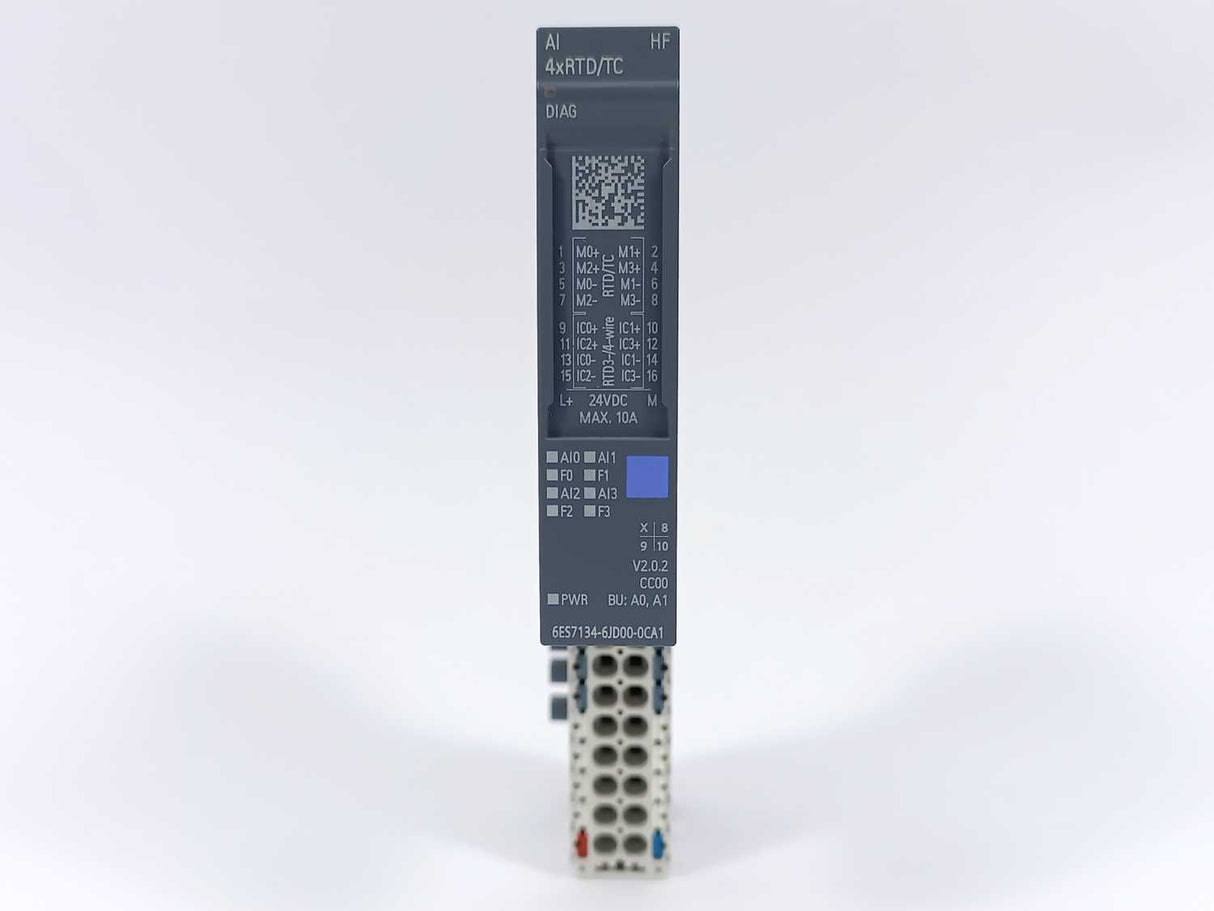 Siemens 6ES7134-6JD00-0CA1 Analog input module w/ 6ES7193-6BP00-0DA1