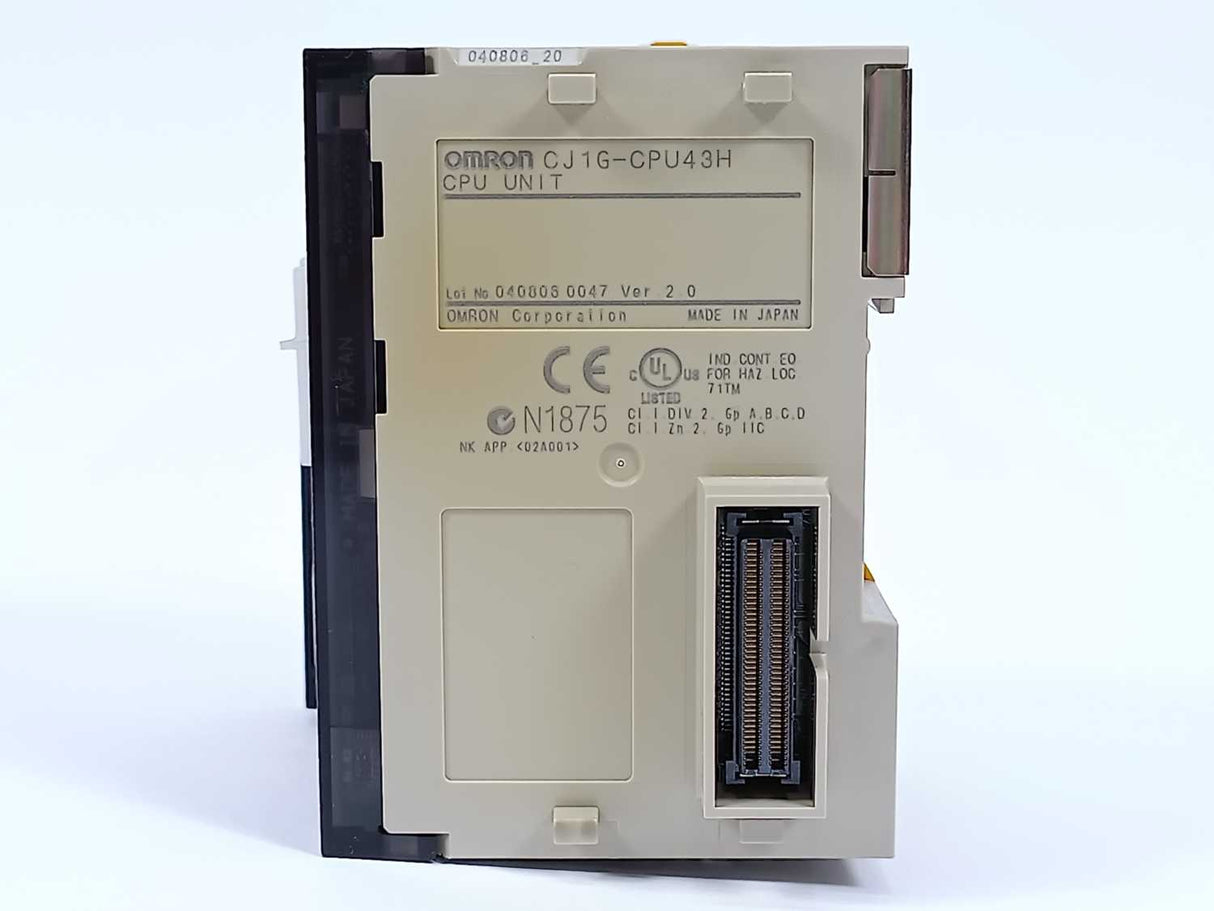 OMRON CJ1G-CPU43H CPU Unit