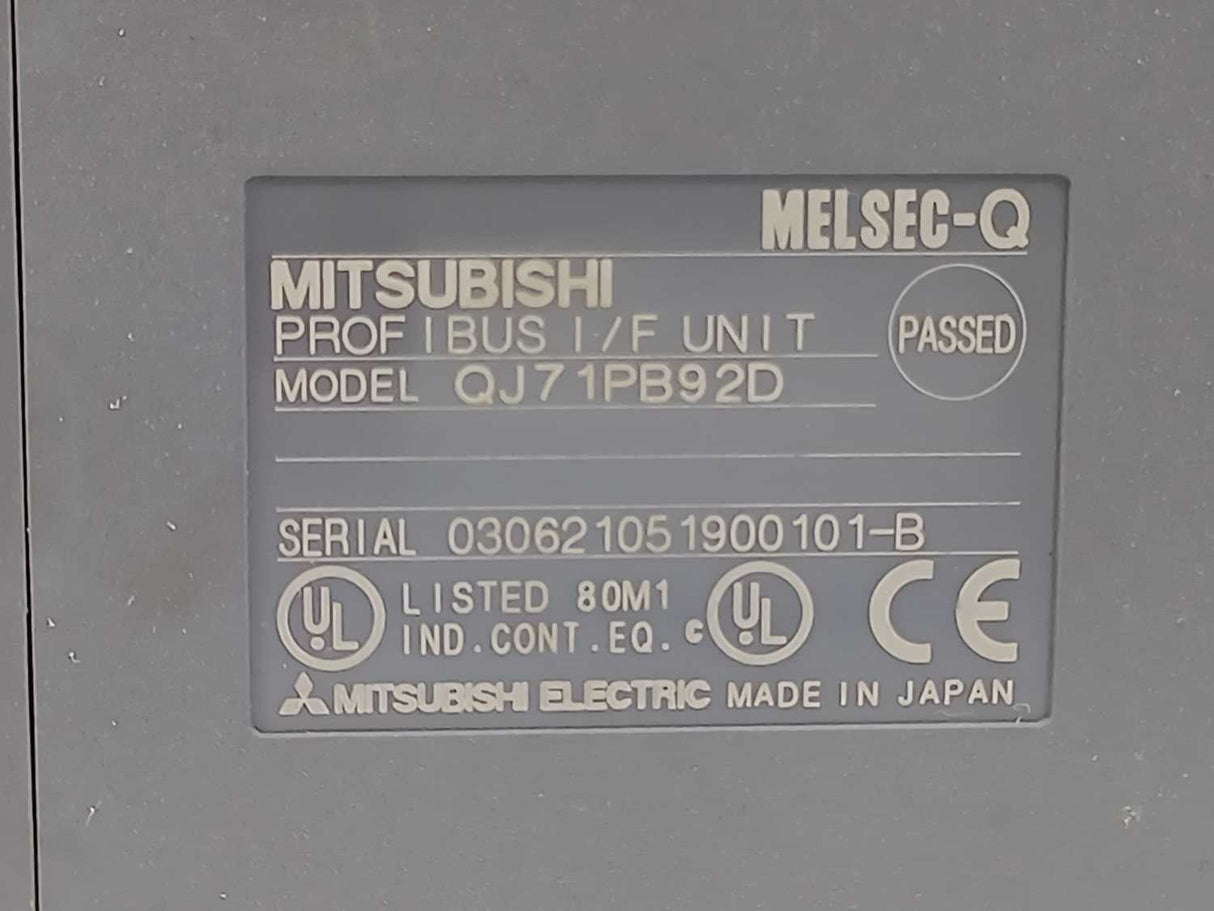 Mitsubishi QJ71PB92D Profibus I/F Unit