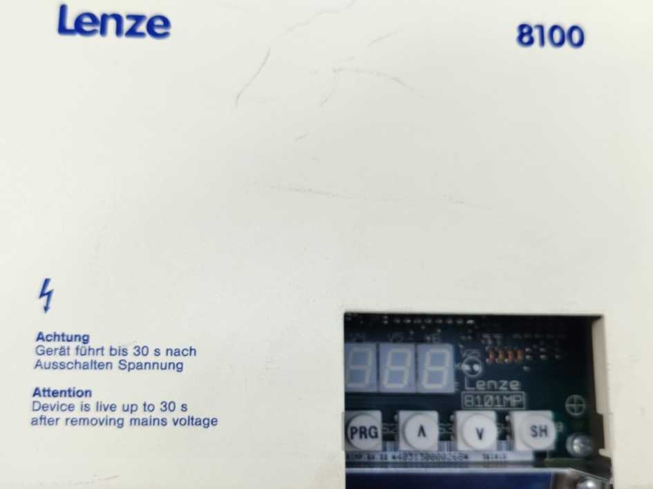 LENZE 00355567 8100 Series Frequency Inverter / AC Motor Drive