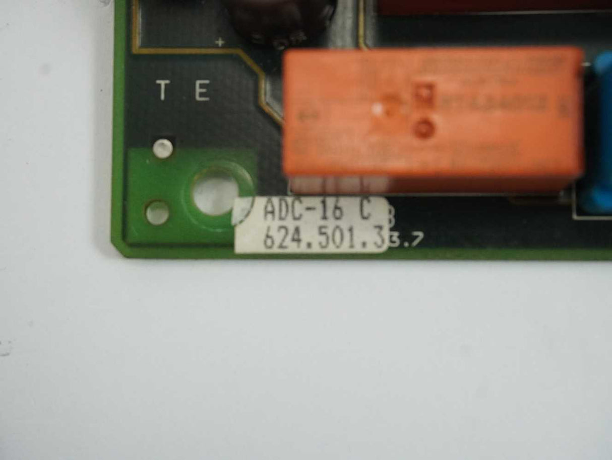 AGIE 639553.7 ADC-16 Circuit Board, 624.501.3