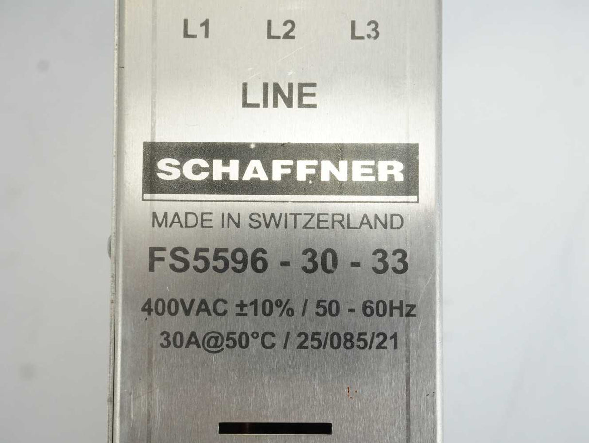 SCHAFFNER FS5596-30-33 Three-Phase EMC Line Filter