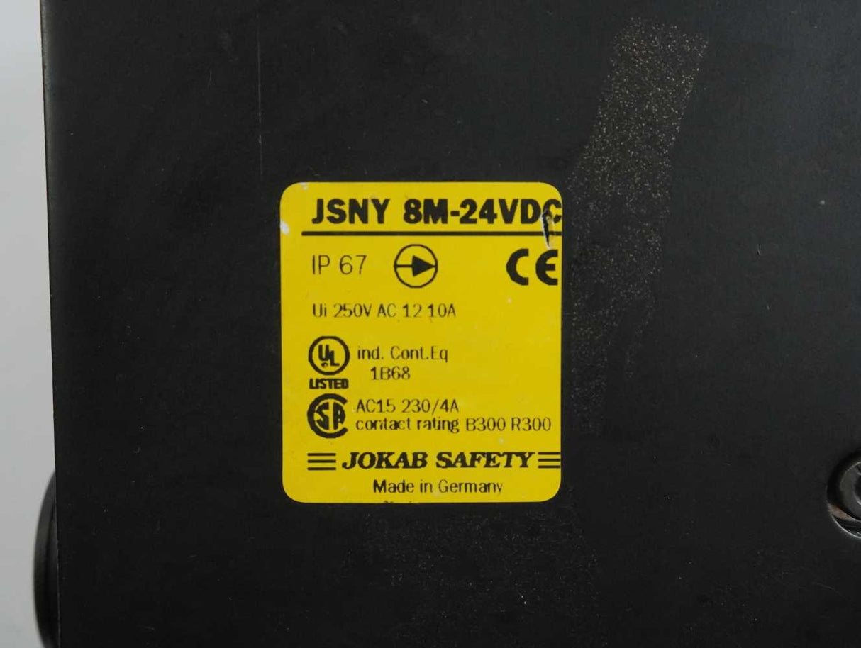 Jokab Safety JSNY8M 24VDC Safety Limit Switch