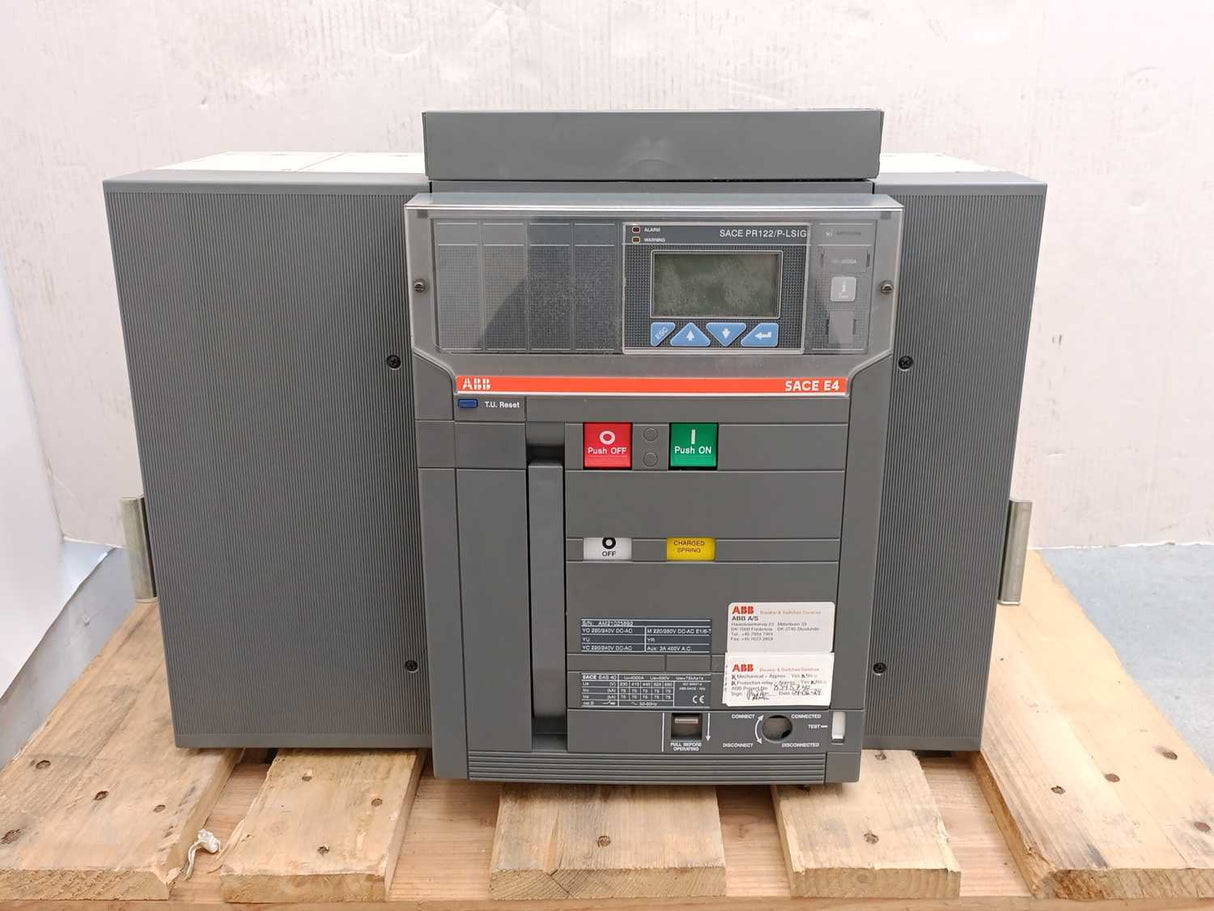 ABB 1SDA056805R1 Sace E4S 4000 PR122/P-LSIG In=4000A 3p W MP Circuit Breaker
