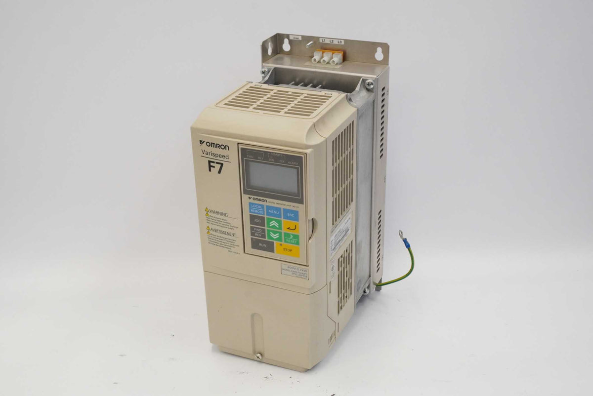 Omron Yaskawa CIMR-F7Z43P7 Varispeed F7 Frequency Inverter (VFD)