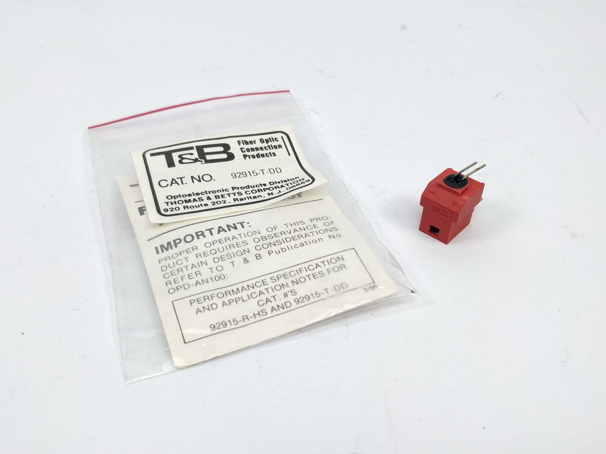 Thomas & Betts 92915-T-DD Fiber Optic Connector