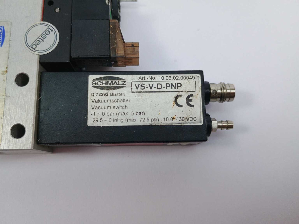 Schmalz 10.02.02.00617 SCP15NO AS VD Compact ejector VS-V-D-PNP