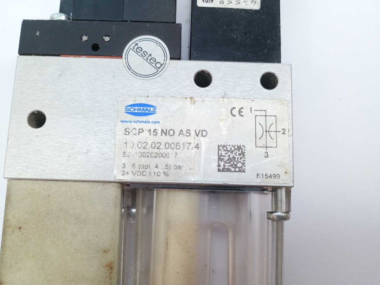 Schmalz 10.02.02.00617 SCP15NO AS VD Compact ejector VS-V-D-PNP