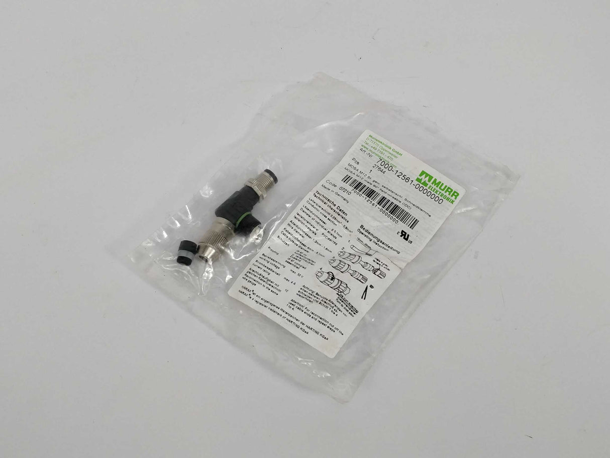 Murr 7000-12561-0000000 MOSA M12 male 90° field-wireable