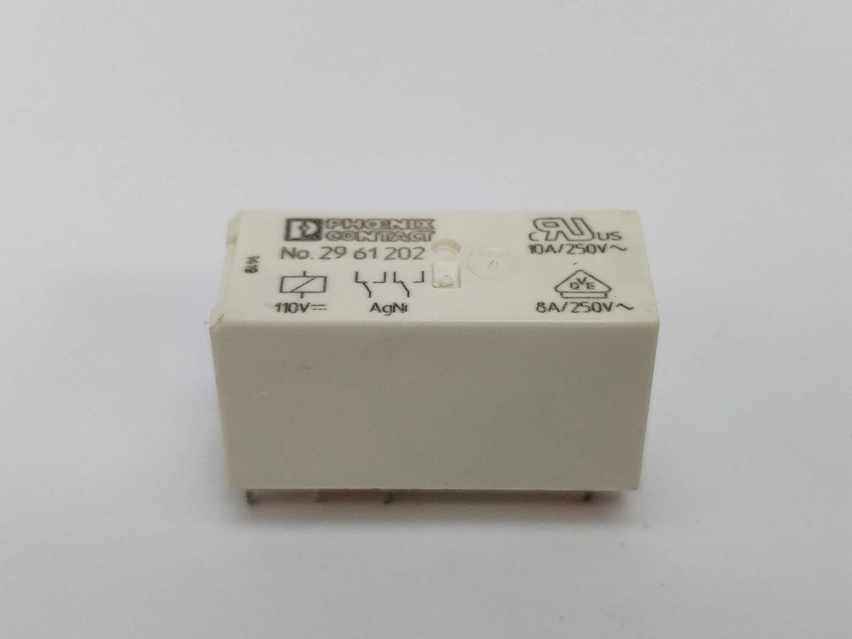 Phoenix Contact 2961202 Plug-in miniature power relay 110VDC 4Pcs