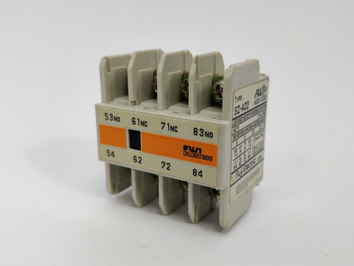 Fuji Electric SZ-A22 Auxiliary Contact Block 4Pcs