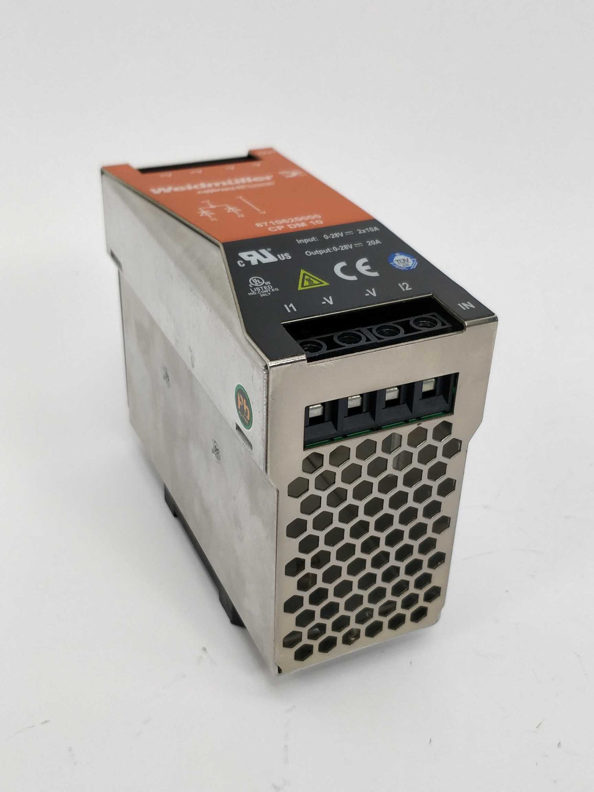 Weidmüller 8710620000 CP DM 10 Power Supply 20A 0-28V DC out