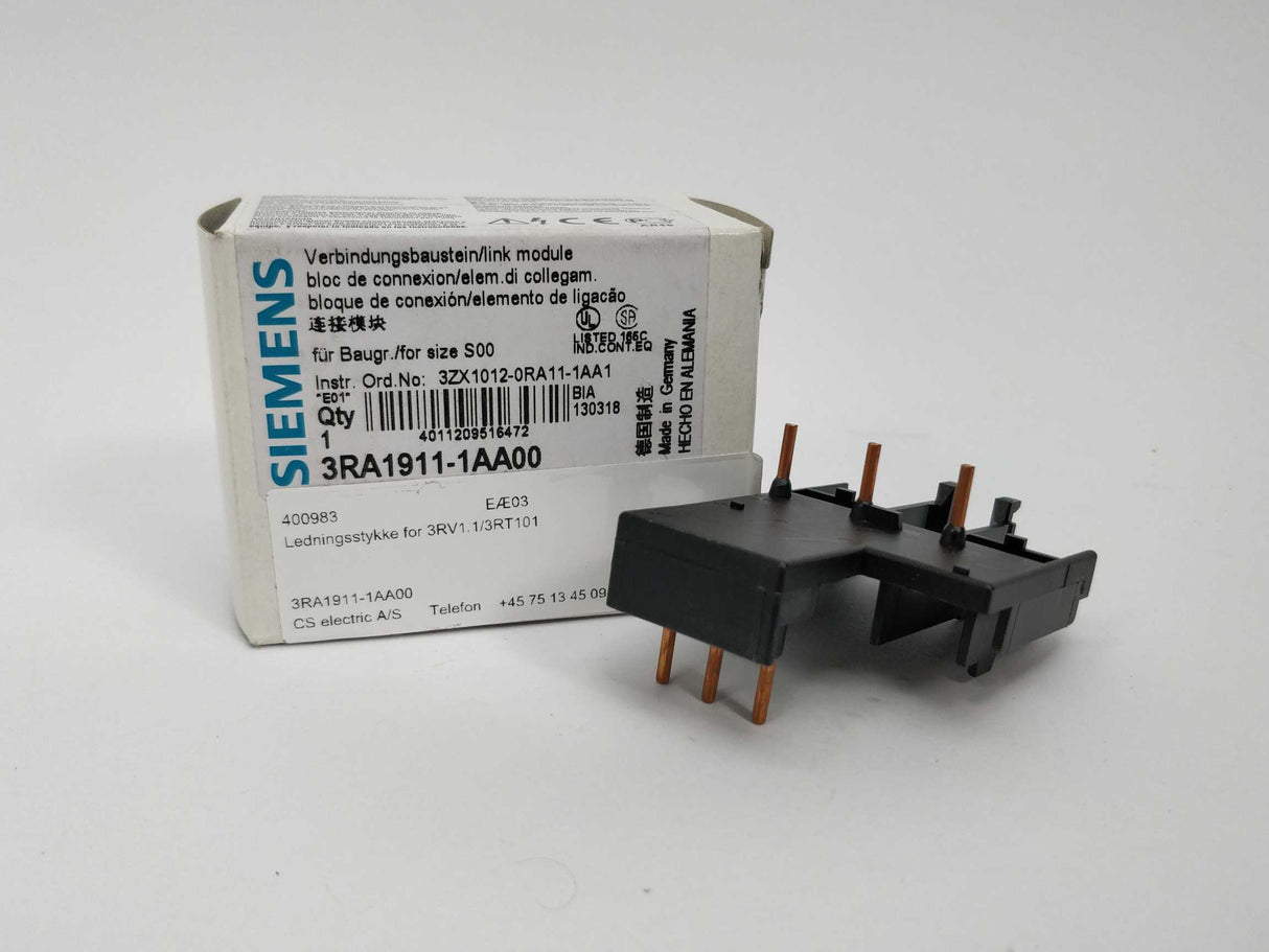 Siemens 3RA1911-1AA00 Connection modules
