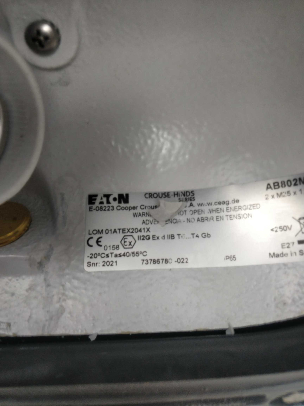 Eaton NOR 000 005 120 123 AB802M