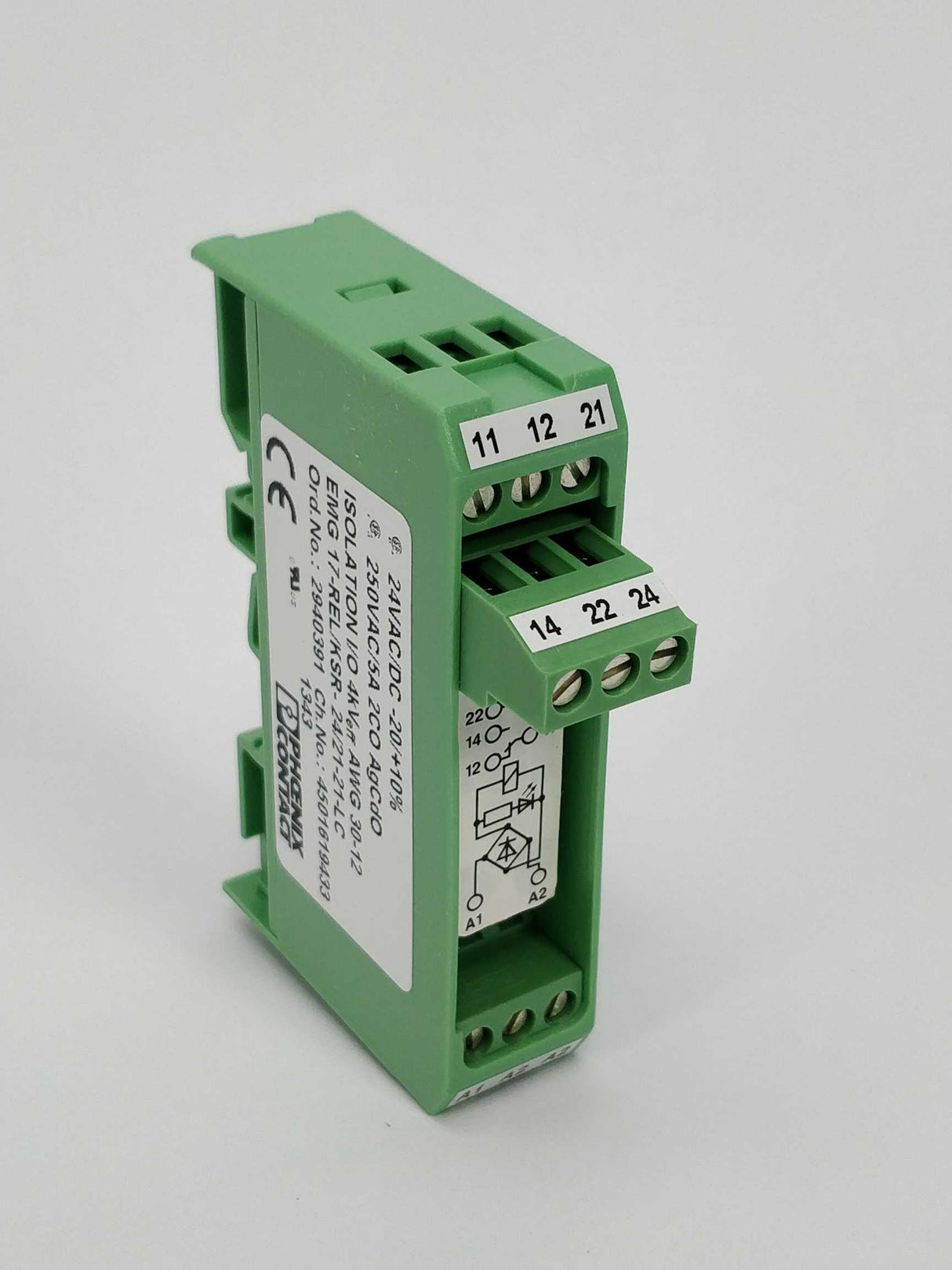 Phoenix Contact 2940391 Relay Module, 2 CO contacts 2Pcs