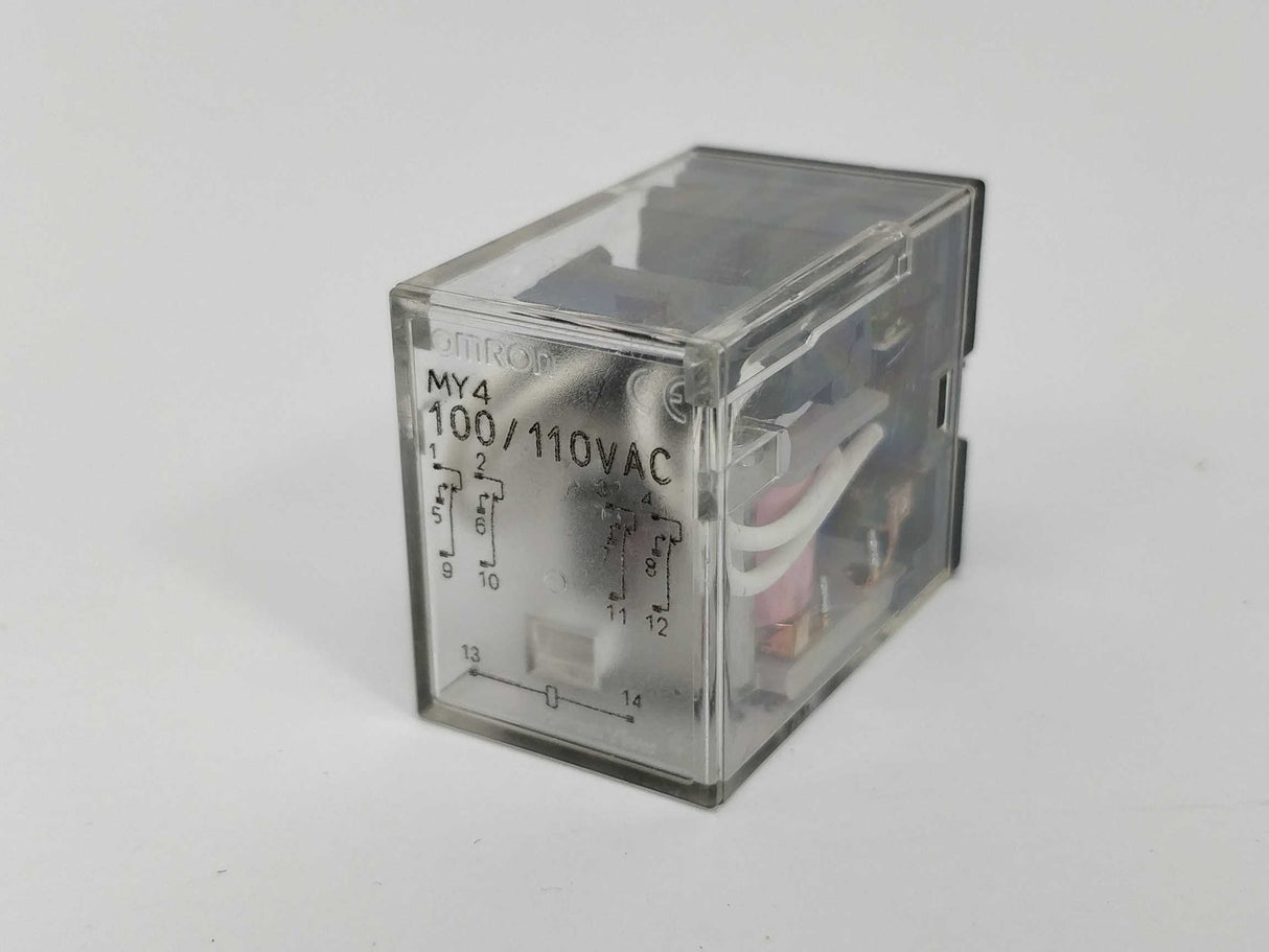 OMRON MY4 100/110VAC Plug-in relay 8Pcs