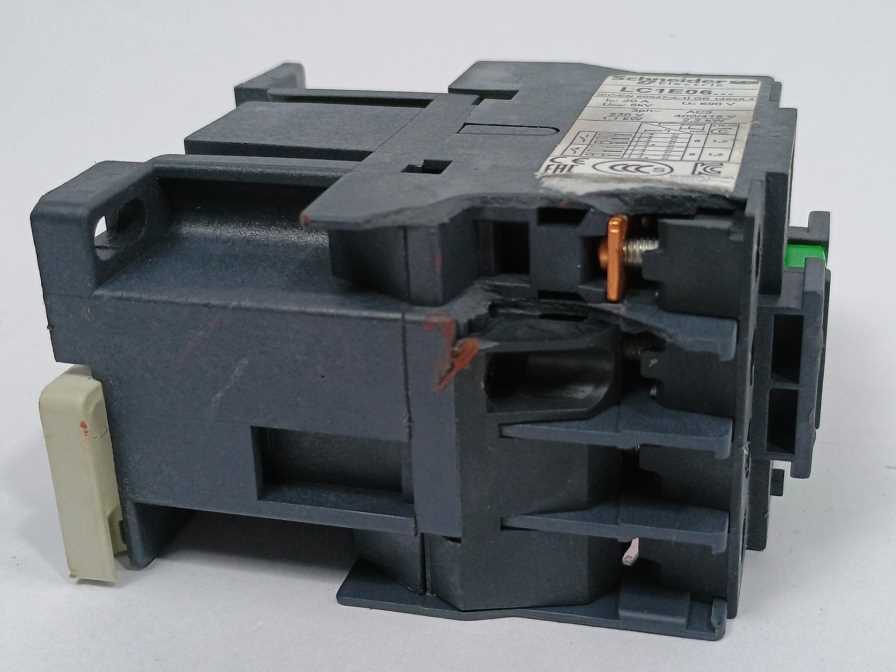 Schneider Electric LC1E0601B5S250 LC1E0601B5 EasyPact Contactor 24VAC Coil