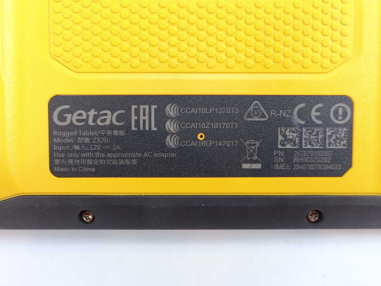 Getac ZX70 242879100007 Rugged Tablet