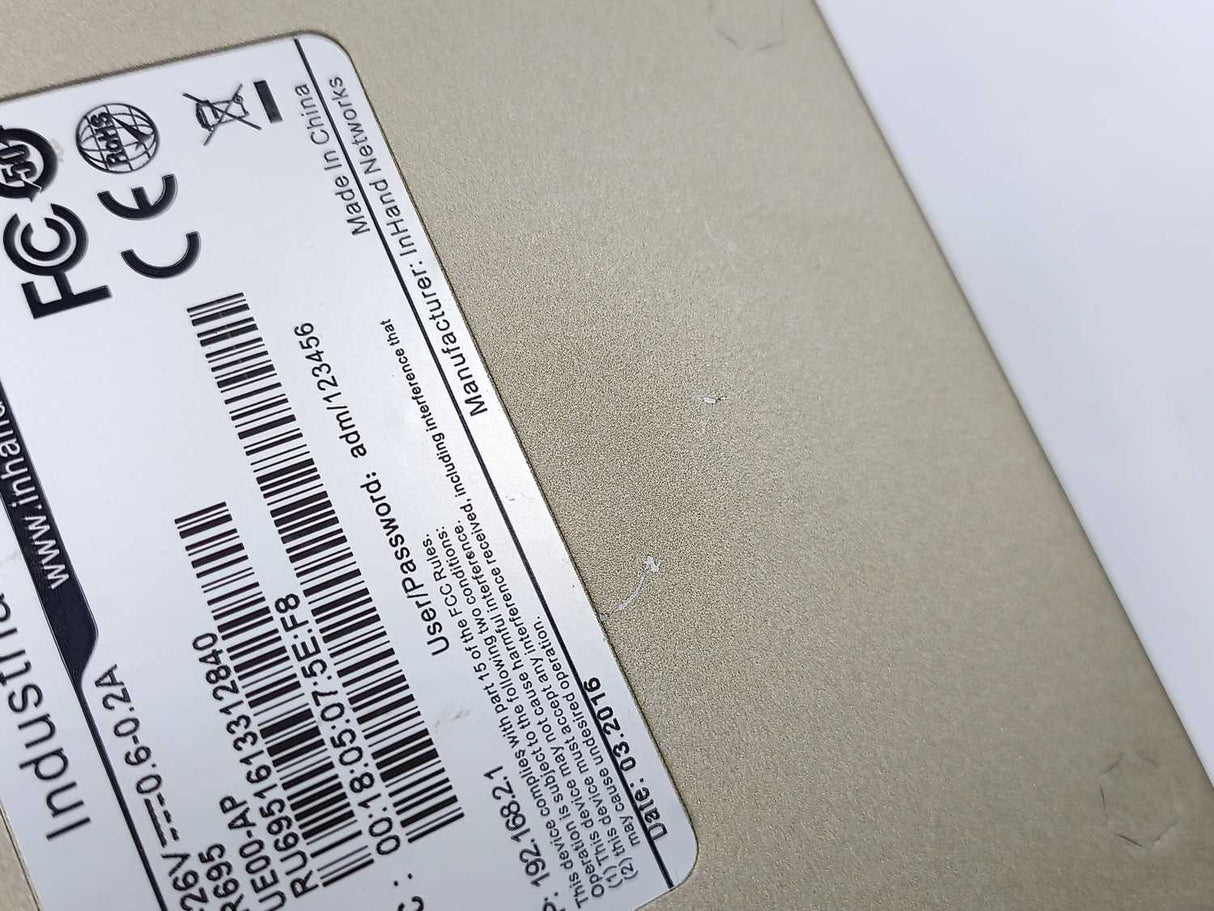 InHand IR695 UE00-AP Industrial Cellular Router 9-26V 0.6-0.2A