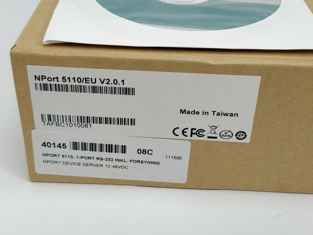 Moxa NPort 5110 Serial device server rev:2.0.1