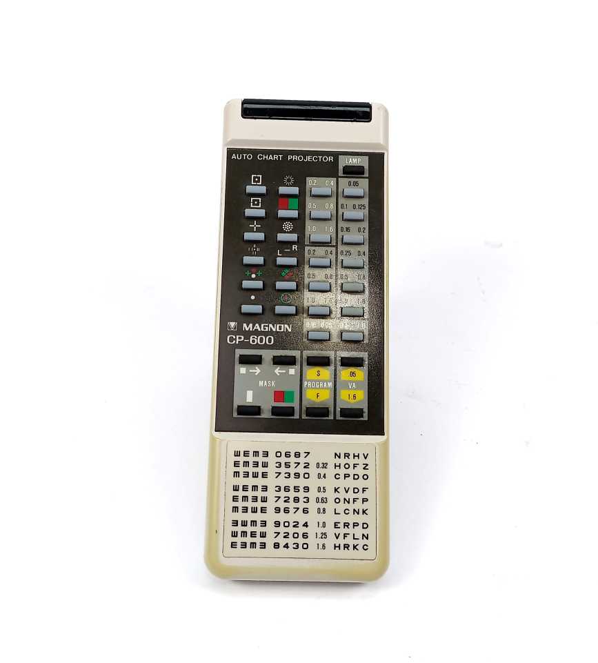 Magnon CP-600 Auto Chart Projector Remote