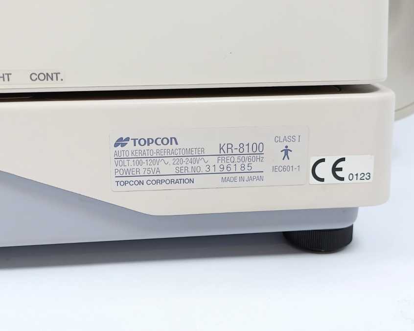 TOPCON KR 8100 Auto Refraction Keratometer