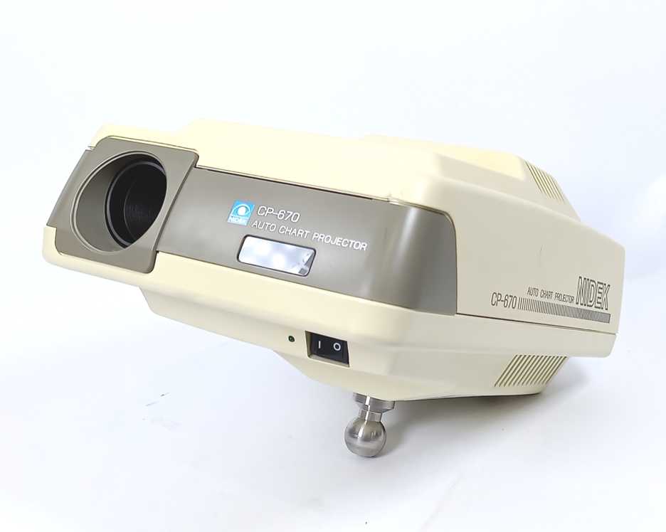 Nidek CP-670 Auto Chart Projector. Defective