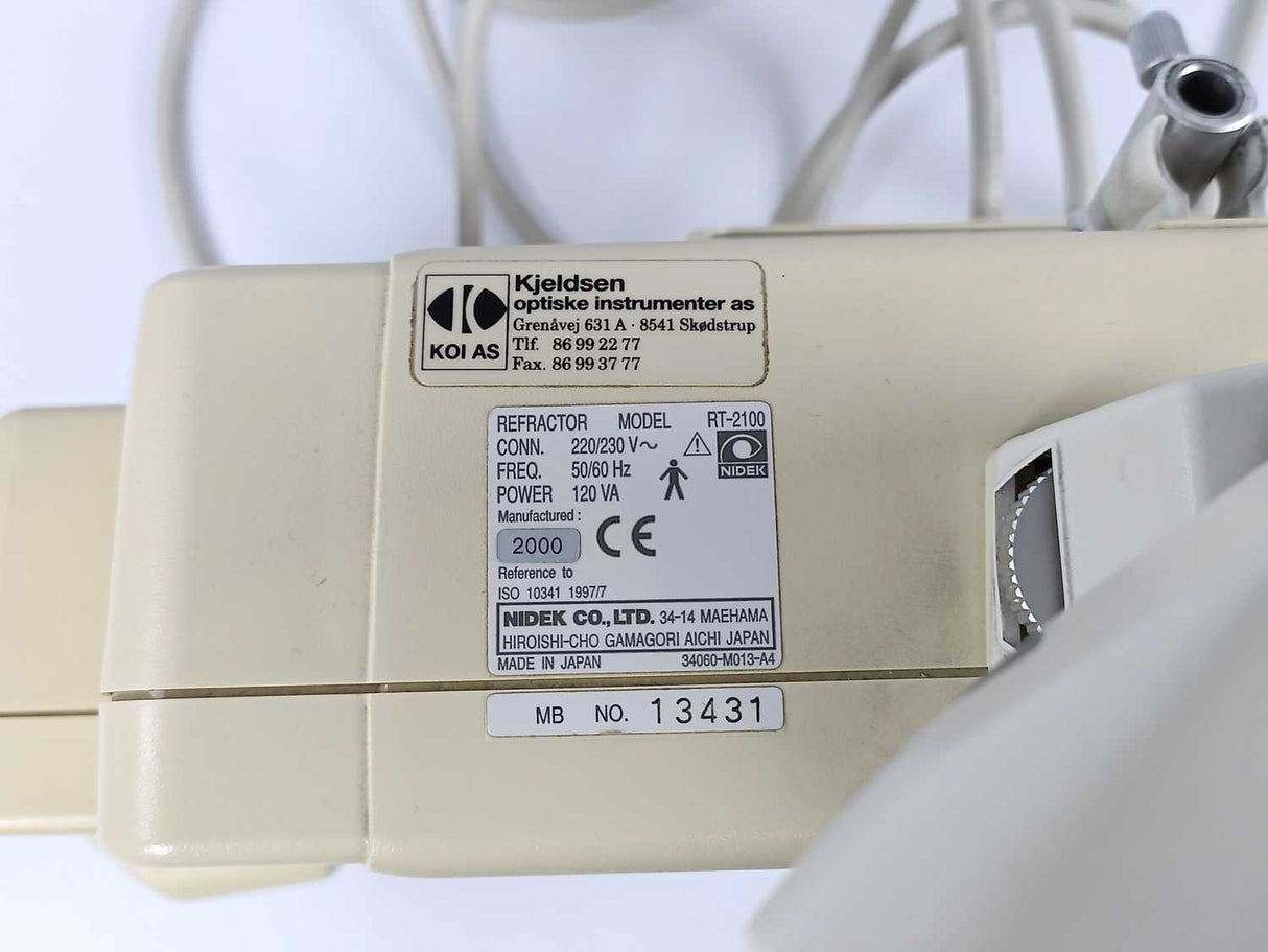 Nidek RT-2100 Refractor w/ Controller; CP-770; Power supply; Printer