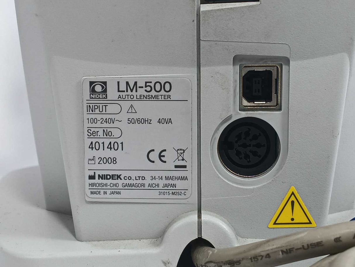 Nidek LM-500 Auto Lensmeter